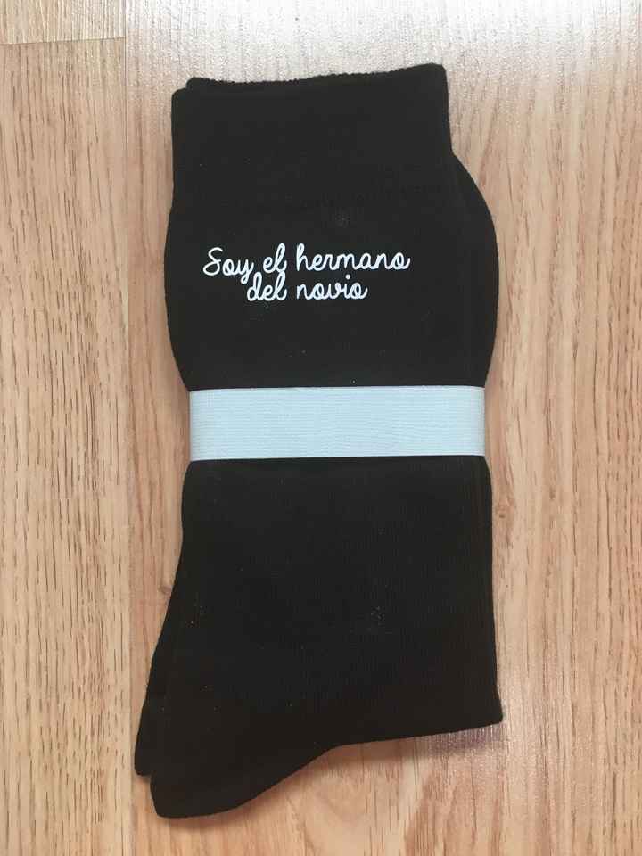 Regalo novio - calcetines personalizados (y de rebote para el cuñado también) - 4