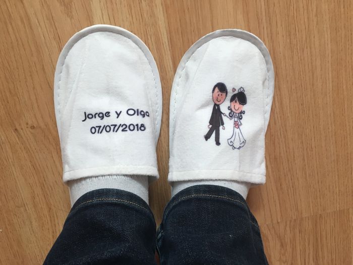 Zapatillas Hotel personalizadas 4