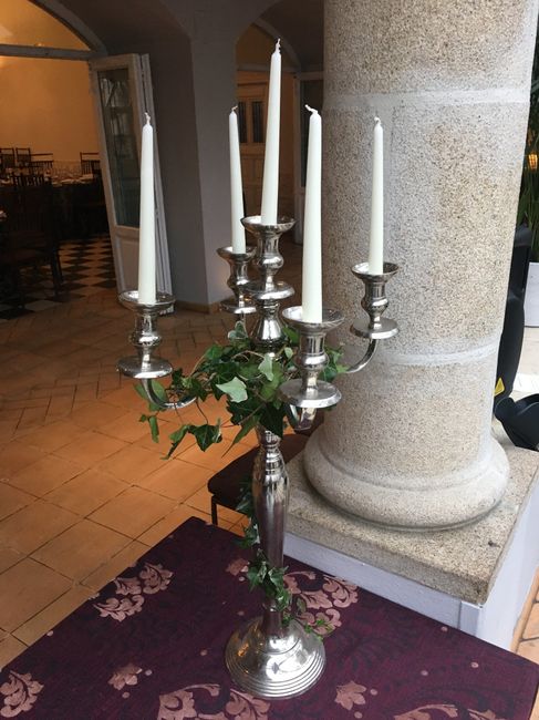 Decoración de candelabros centros de mesa - 4