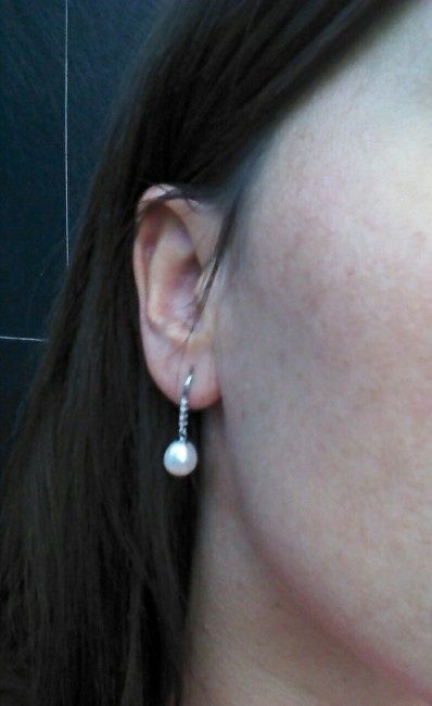 pendientes perla