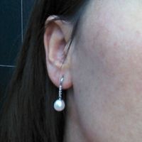 pendientes perla