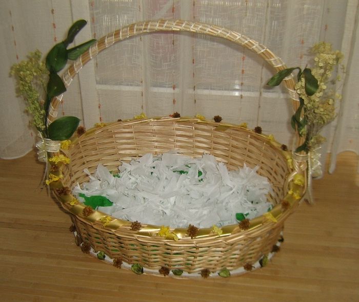 cesta de boda tuneada