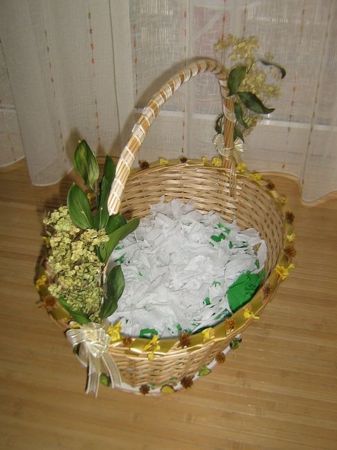 Cesta para boda celta