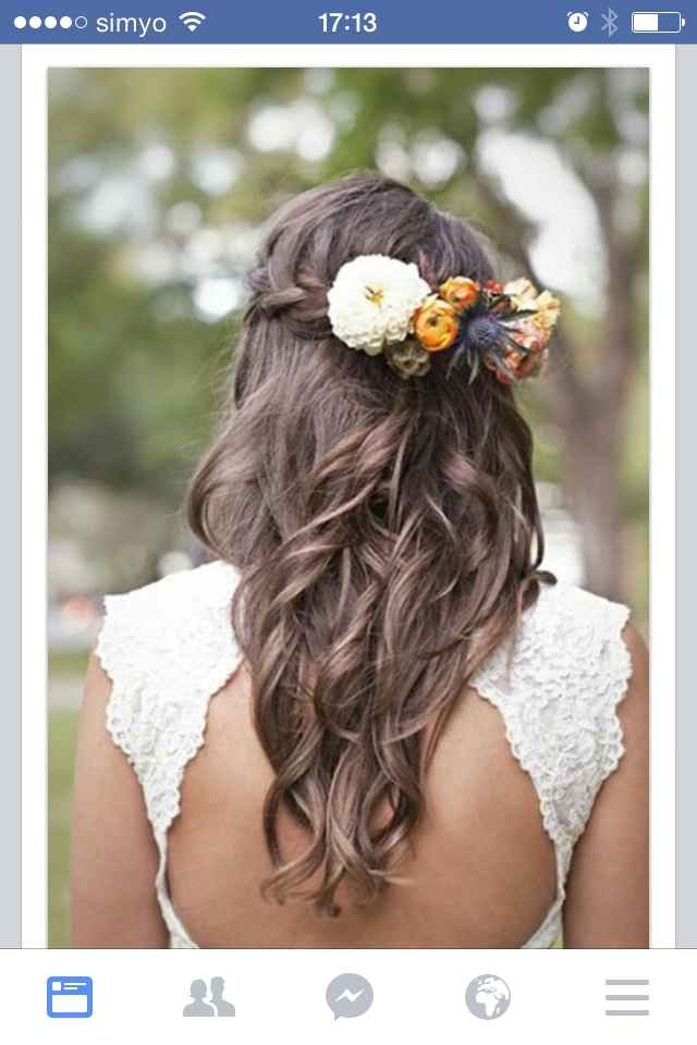 Corona flores para el pelo. - 2