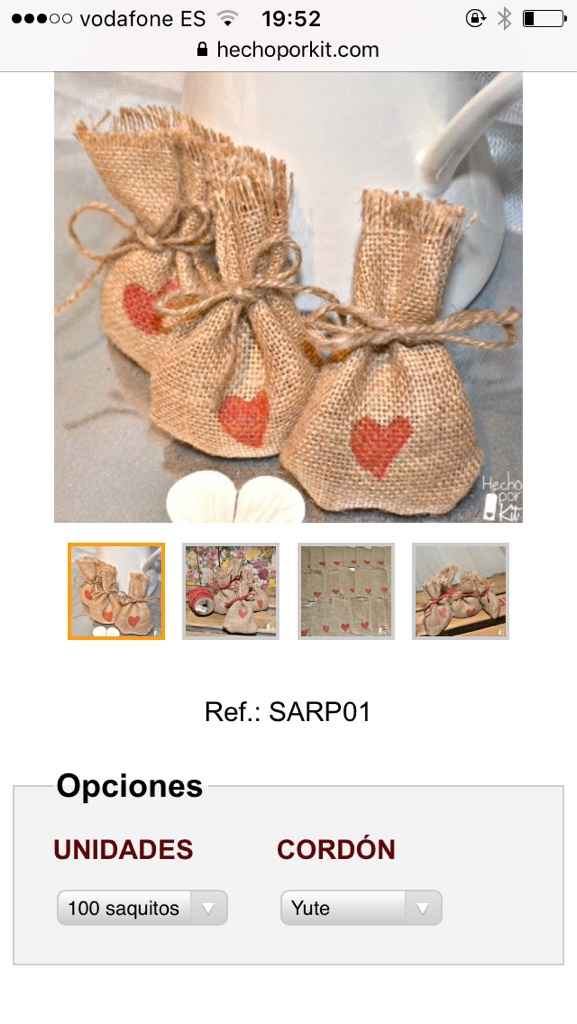 Bolsas saco para el arroz - 1