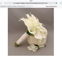 Y este ramo fue el que vi en su blog y me gusto