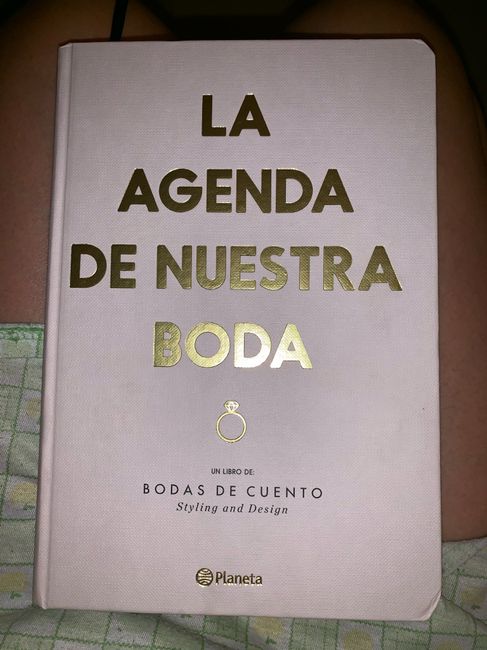 ¡La agenda de nuestra boda! - 1