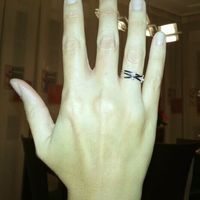 Nuestros anillos de compromiso... - 1