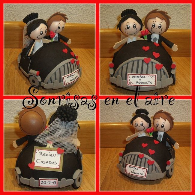 Pedido conjunto muñecos tarta - 1