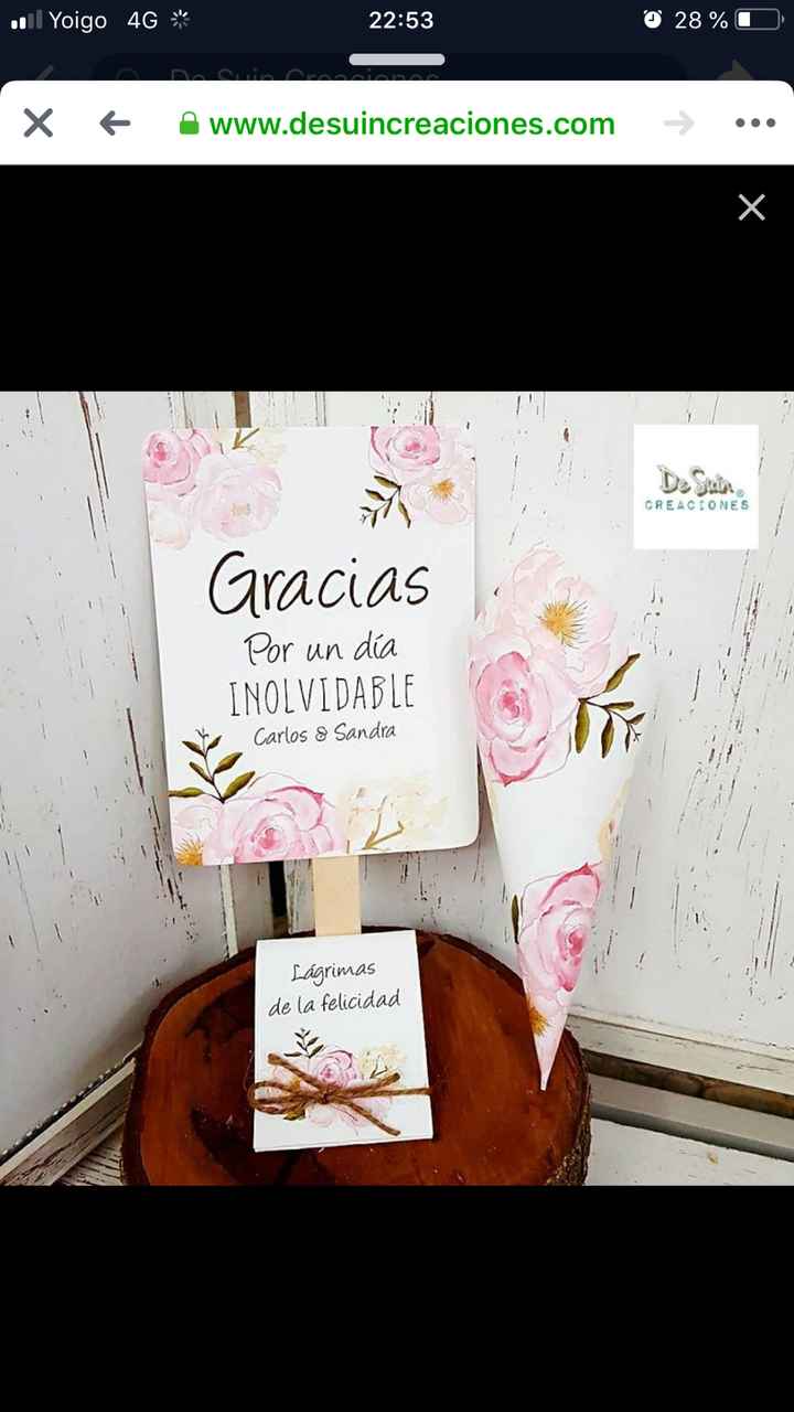 Pañuelos de lagrimas de felicidad - 1