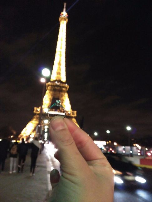 Mi pedida fué en Paris!! y la tuya??