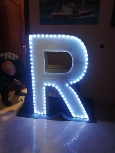 Letras gigantes en proceso 3