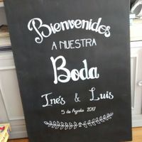 Mi cartel de bienvenida - 1