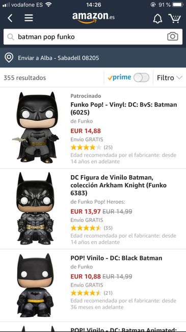 Figuritas tarta de boda Batman y Catwoman. - 2