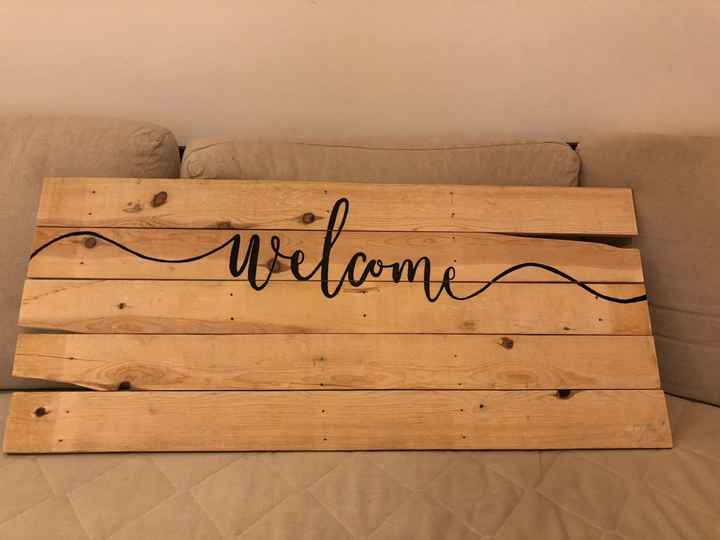 Cartel de bienvenida Homemade! - 1