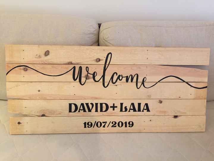 Cartel de bienvenida Homemade! - 1
