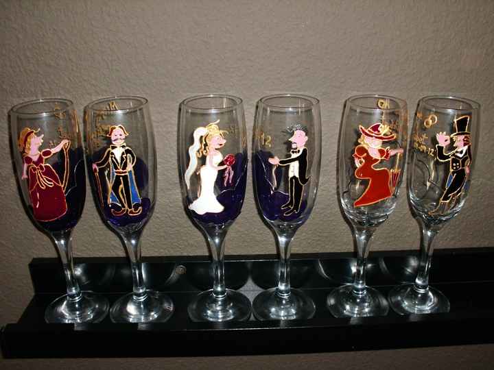 las copas del brindis