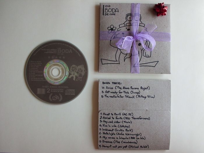 El cd con la banda sonora