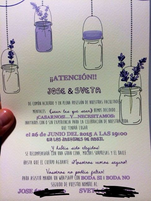 Mis invitaciones diy 100%) - 2