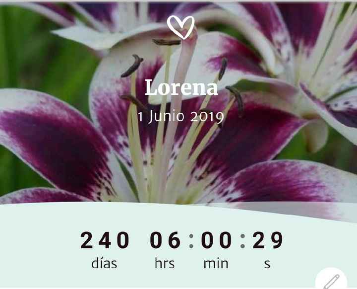 Cuenta atrás: 8 meses 😍 - 1