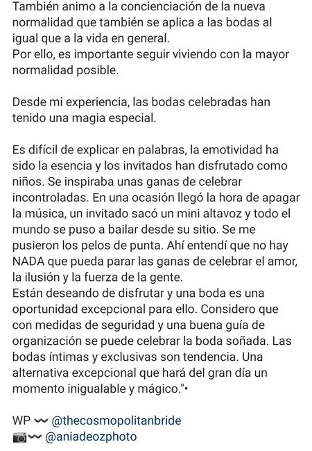Testimonio boda covid - 2