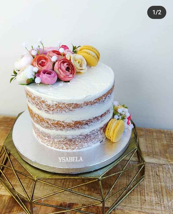 ¿Qué tipo de tarta es la vuestra? ¿Qué os parece un estilo con flores? 2