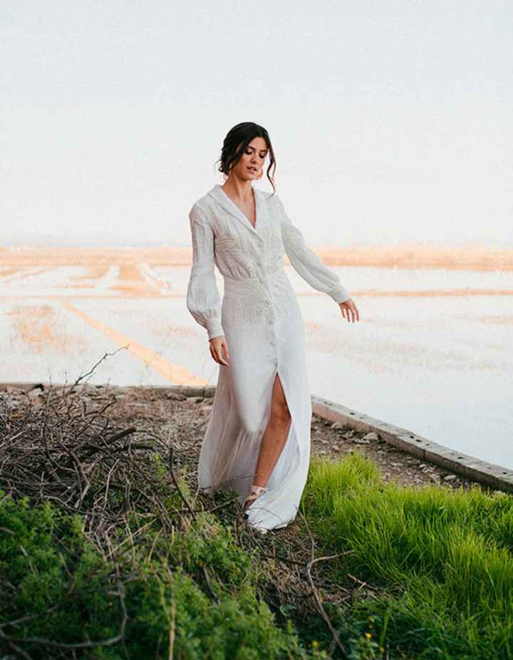 Vestido de novia camisero 4