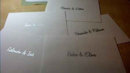 Letras - Invitaciones de boda