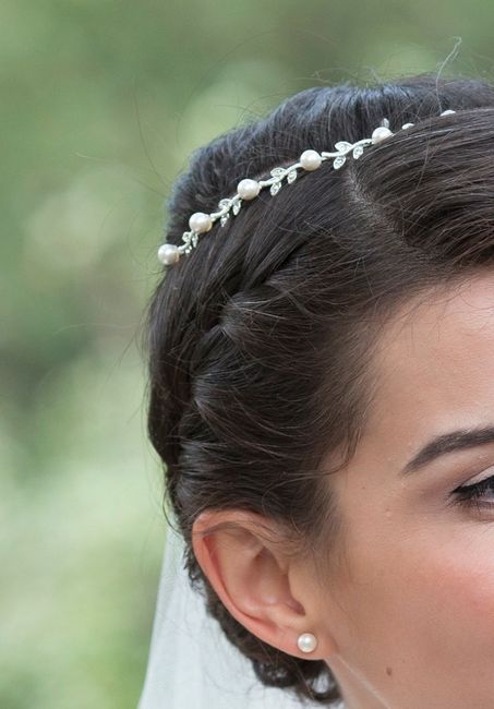 recogido trenza lado derecho