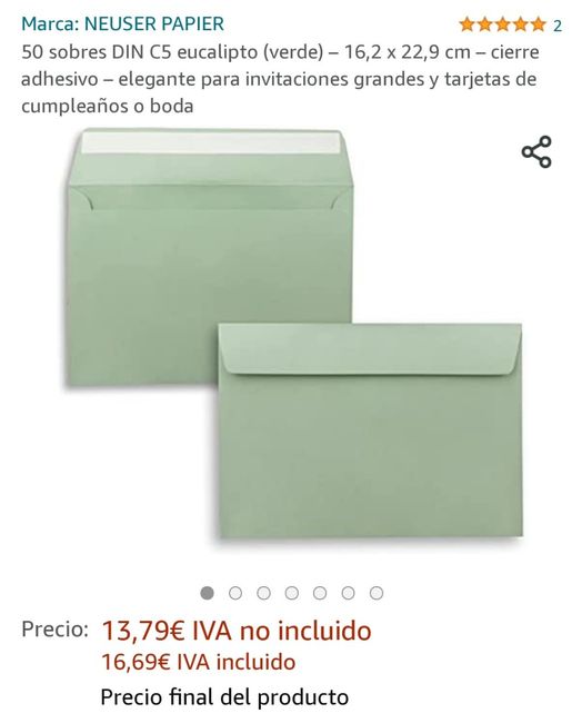 Tamaño invitaciones de boda 💌 2