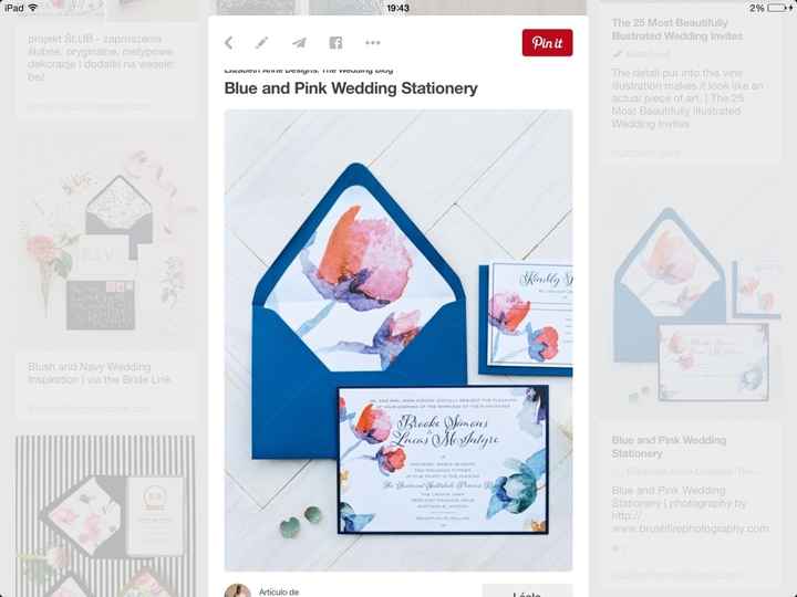 Invitación de boda