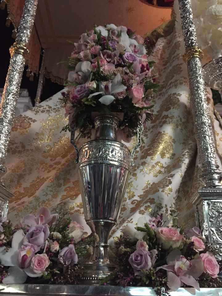 Ramo 💐 morado y con blanco - 1