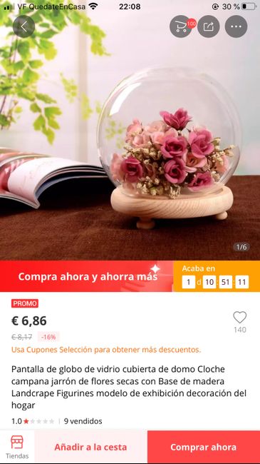 Cúpula para el ramo de novia 2