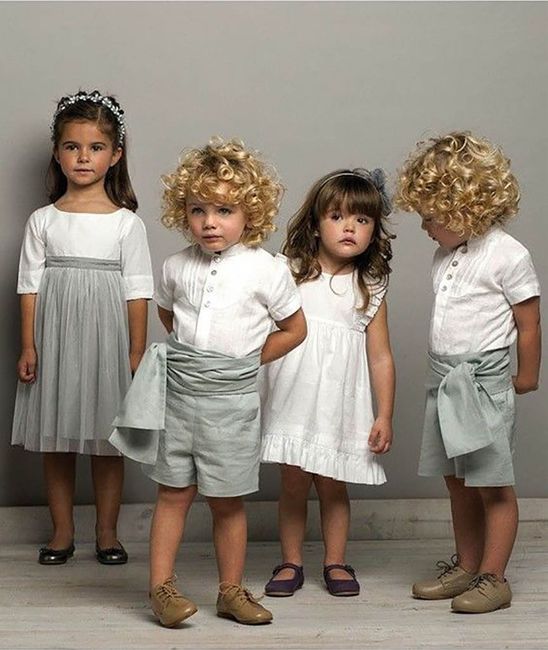 Moda infantil para los pajes - ¡qué monos están los niños! 17