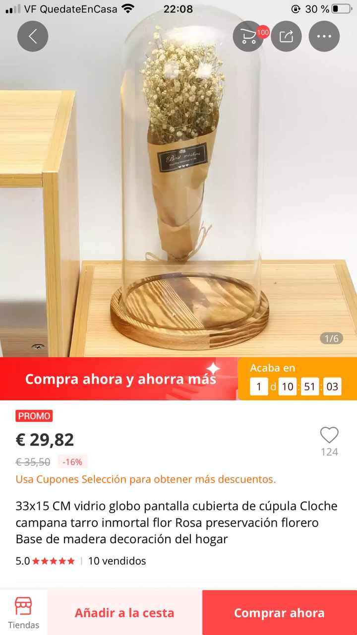 Cúpula para el ramo de novia - 3