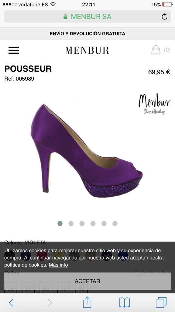 Zapatos purpura o morados - 2