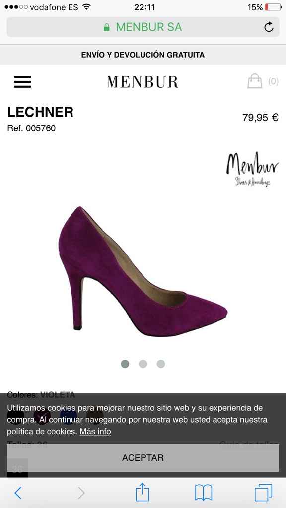 Zapatos purpura o morados - 3