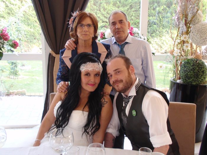 con mis suegros