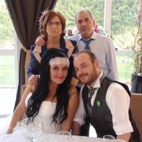 con mis suegros
