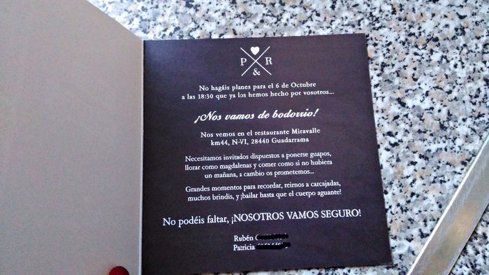 invitación interior