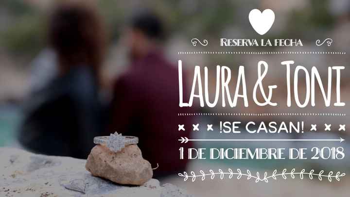 Mandar “save the date” - 1