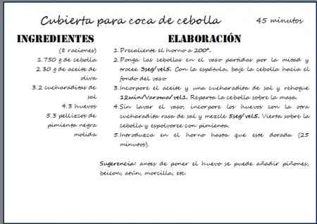 RECETA