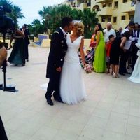 El beso ala llegada