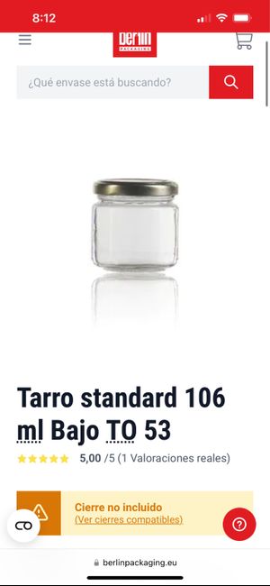 tarros cristal para mermelada 1
