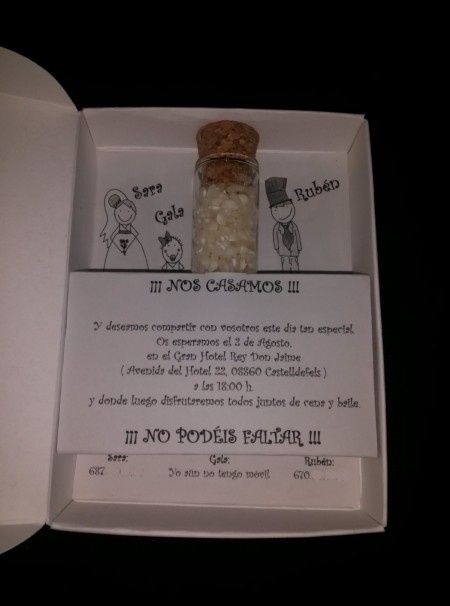 texto de la invitación