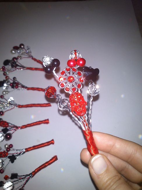 Detalle ramillete novio