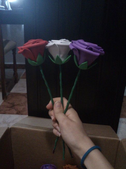 Rosas goma eva