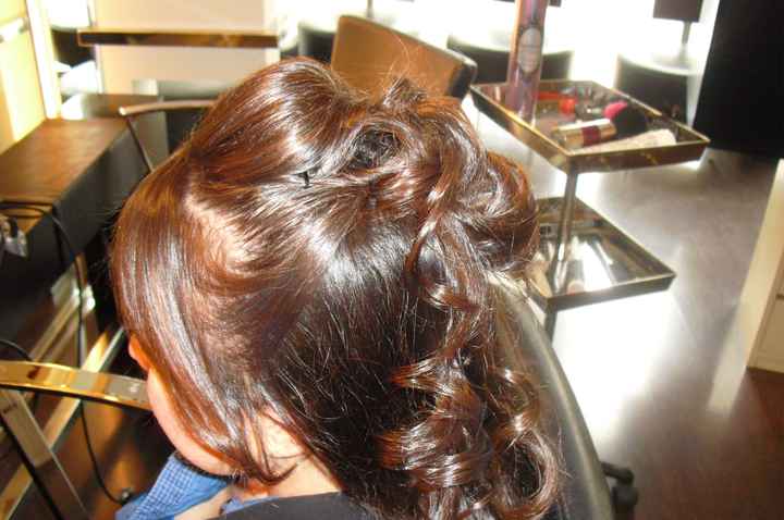 Prueba de peinado y maquillaje