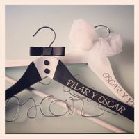 Perchas personalizadas para las damas de honor - 1