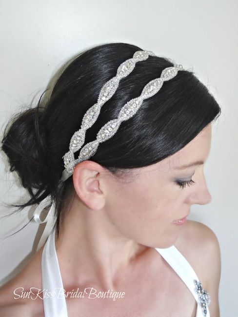 Diadema blanco Ivory